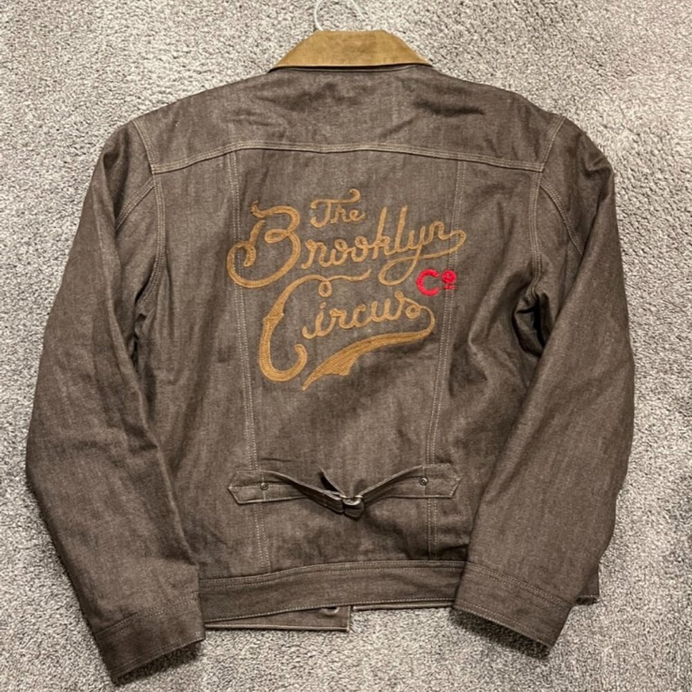 Lee x The Brooklyn Circus 1930's Cowboy Denim Jacket Type 1 Brown Selvedge SZ M
